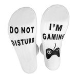 Gaming Letter Printed Socks